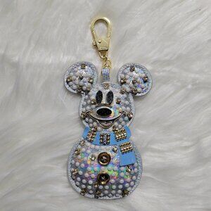 Disney x Baublebar Mickey Mouse Snowman Puff Bag Charm
